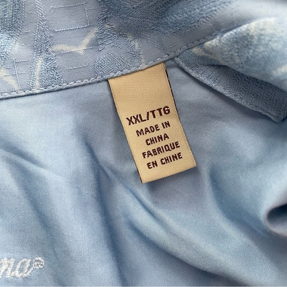 Tommy Bahama 100% Silk Hawaiian Button Down Vacation Shirt Mens Plus Size XXL - Picture 10 of 10